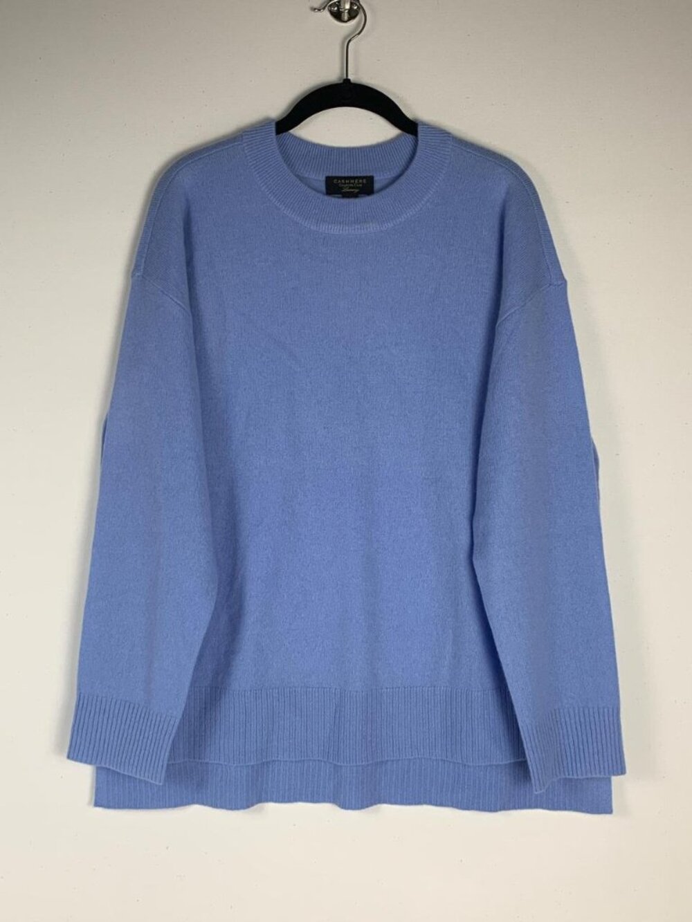 Charter Club Light Blue Cashmere Sweater - Luxurious Comfort in Size L